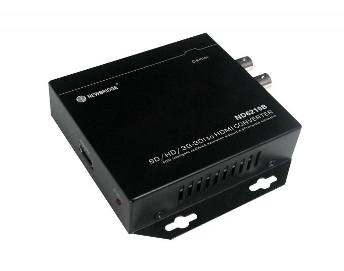 HDMIの港が付いている携帯用SD/HDの繊維光学のトランシーバー12V DCサポート1080P