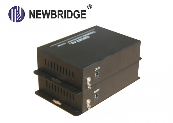 HD-SDIの中継器4チャネル+ 1つのRJ45単モード1310/1550nmデジタル アナログの同軸コンバーター