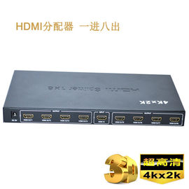 8の3Dビデオ4K HD HDMIディバイダー1 x 8 HDMIのディバイダー1